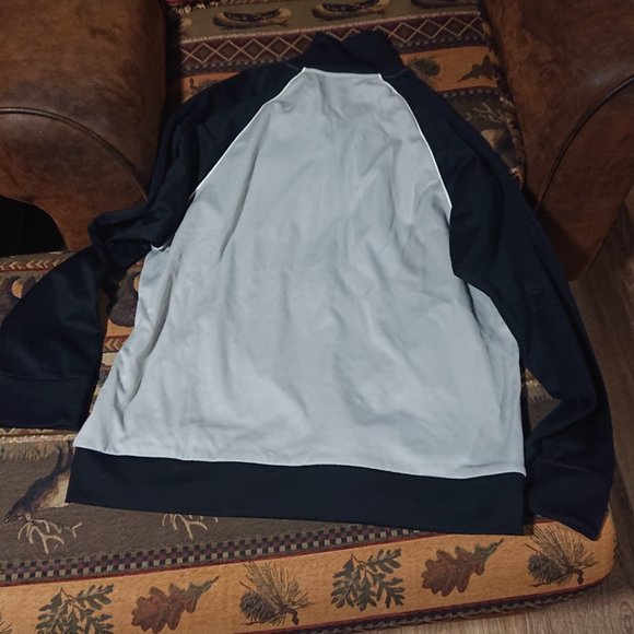 Le Tiger new grey and black Vintage 2XL jacket with stickers and tags - Picture 3 of 4